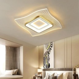 Moderne Deckenleuchte, flächenbündige Deckenleuchte in quadratischer Form