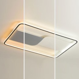 Moderne Deckenleuchten Leuchte Rechteckige Unterputz Deckenleuchten 90*60cm