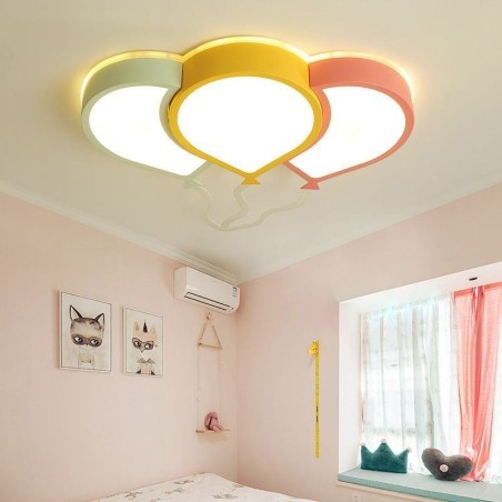 Moderne Deckenleuchte mit bündiger Montage, schöne Deckenlampe mit Ballonschirm Moderne Deckenleuchte mit bündiger Montage, schöne Deckenlampe mit Ballonschirm