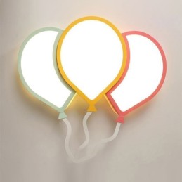 Moderne Deckenleuchte mit bündiger Montage, schöne Deckenlampe mit Ballonschirm