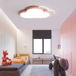Moderne Deckenleuchte in Wolkenform