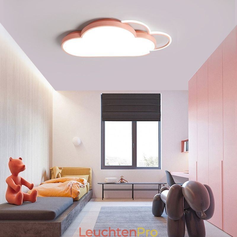 Moderne Deckenleuchte in Wolkenform