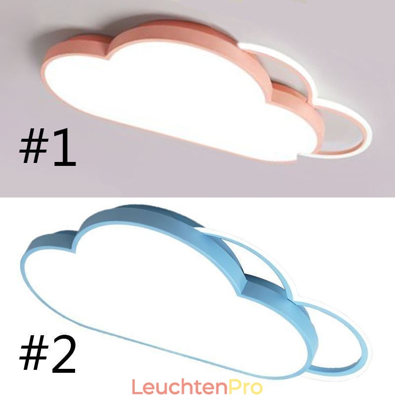 Moderne Deckenleuchte in Wolkenform