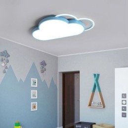 Moderne Deckenleuchte in Wolkenform
