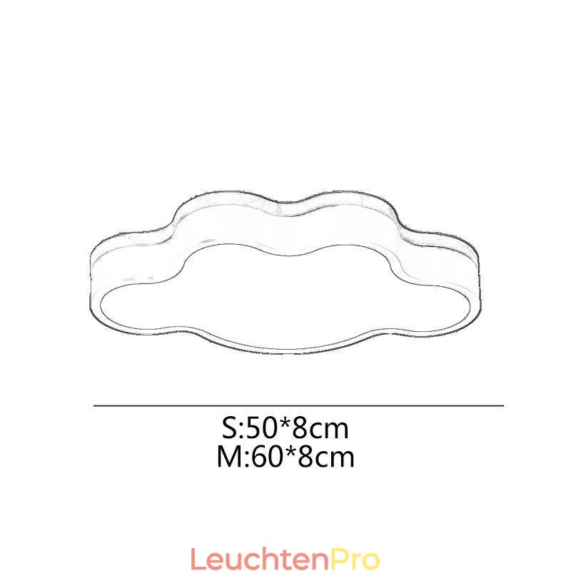 Flush Mount Moderne Kreative Acryl Wolke Form Decke Licht Kinder