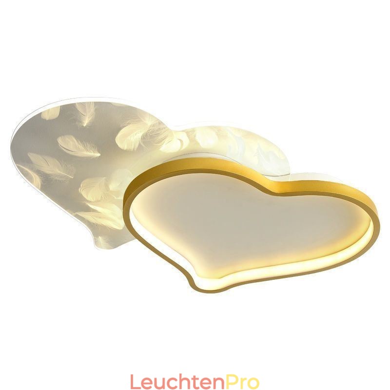 Moderne Lichter Herzform Unterputz Deckenleuchte Mädchen