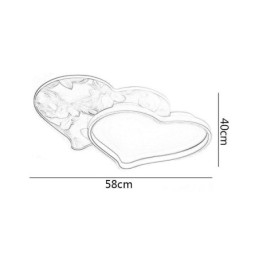Moderne Lichter Herzform Unterputz Deckenleuchte Mädchen