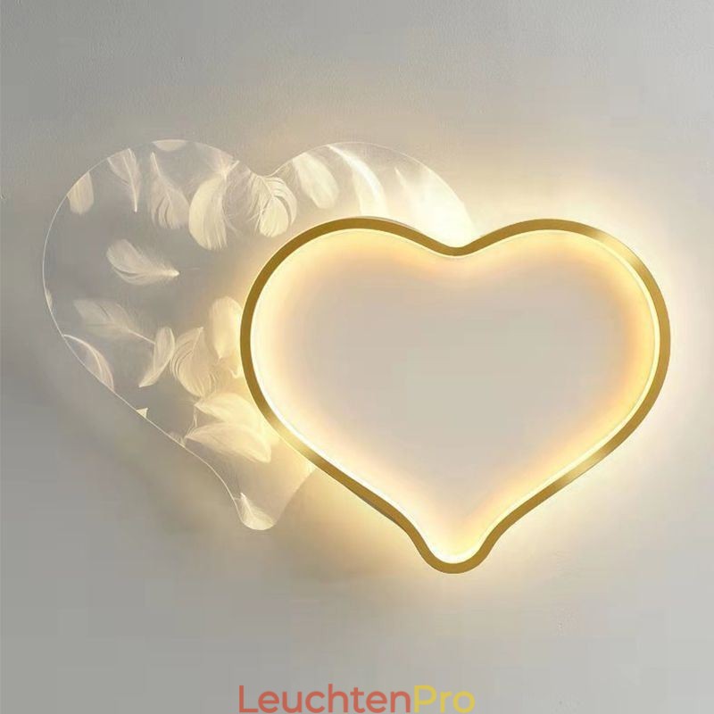 Moderne Lichter Herzform Unterputz Deckenleuchte Mädchen