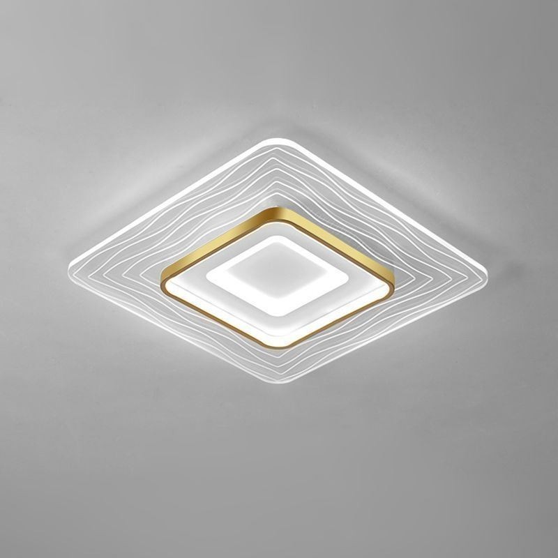 Unterputz-Deckenleuchte Minimalistische ultradünne Deckenleuchte aus Acryl