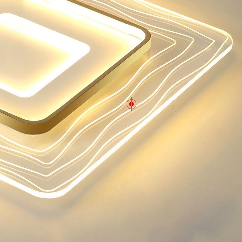 Unterputz-Deckenleuchte Minimalistische ultradünne Deckenleuchte aus Acryl