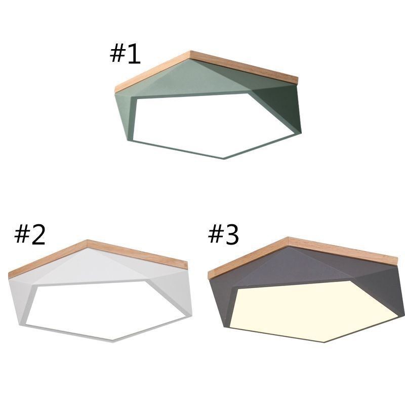 Moderne Deckenleuchte Diamantform Design Dimmbare Unterputz-Deckenleuchten