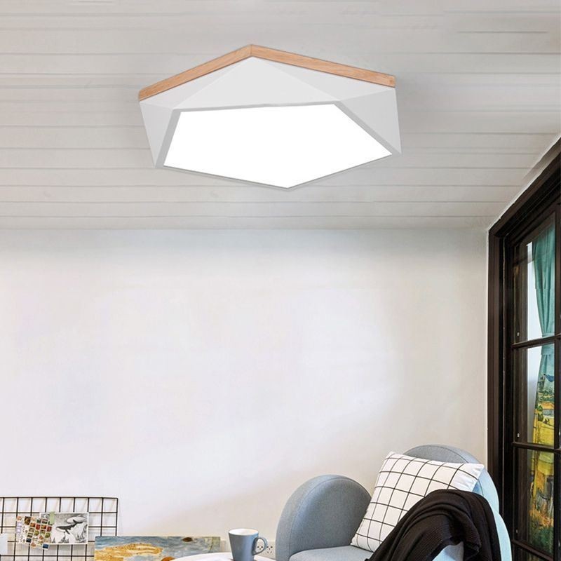 Moderne Deckenleuchte Diamantform Design Dimmbare Unterputz-Deckenleuchten