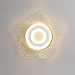 Kreative Deckenleuchte, moderne Unterputz-Leuchten mit Sternform, 36 W