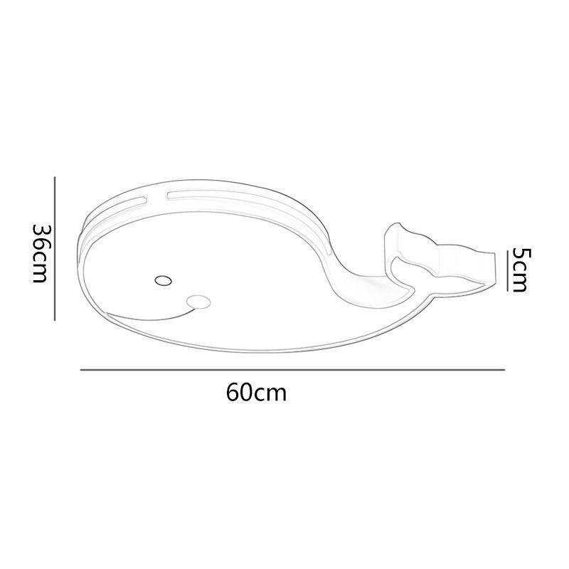 Dolphin Gemusterte Dimmbare Deckenleuchte Kreative Deckenleuchte Kinder