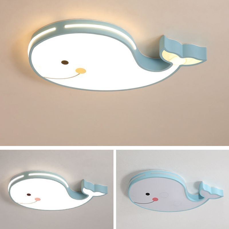 Dolphin Gemusterte Dimmbare Deckenleuchte Kreative Deckenleuchte Kinder