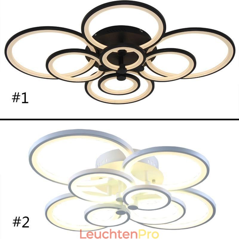 Dimmbare Deckenleuchte Moderne Ring Circle Unterputz-Deckenleuchte