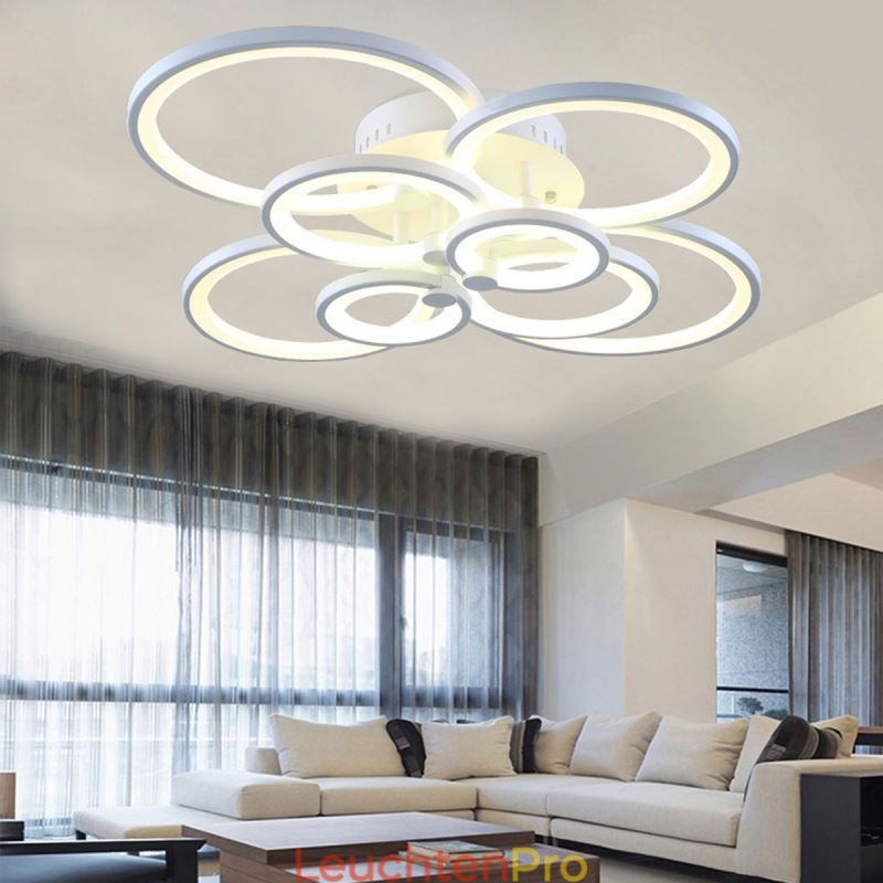 Dimmbare Deckenleuchte Moderne Ring Circle Unterputz-Deckenleuchte