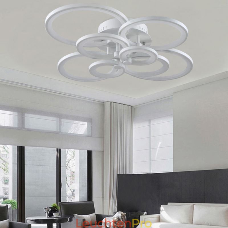 Dimmbare Deckenleuchte Moderne Ring Circle Unterputz-Deckenleuchte