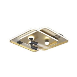 Quadratischer Deckenstrahler aus Acryl zur bündigen Montage
