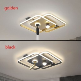 Quadratischer Deckenstrahler aus Acryl zur bündigen Montage