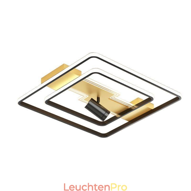 Geometrischer Deckenstrahler aus Acryl