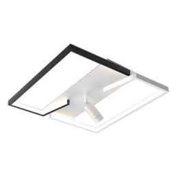 Deckenleuchte Schwarz-Weiß Acryl Beleuchtung Strahler