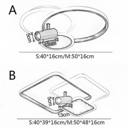 Deckenleuchte Kreativer Acryl-Einbaustrahler