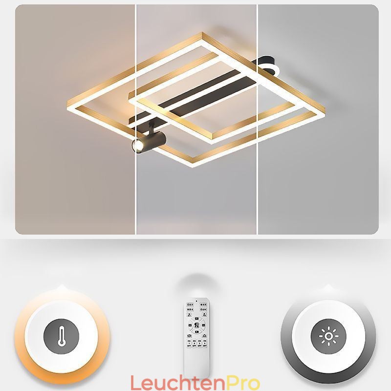 Unterputz-Deckenleuchte aus minimalistischem Acryl