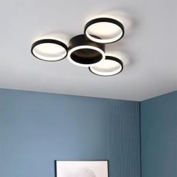 Deckenleuchte mit 4 Ringen