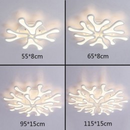 Deckenleuchte aus Acrylgeweih