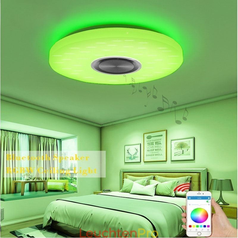 Unterputz-Dekorative Lampe Fernbedienung APP-Steuerung Bluetooth Musik Lautsprecher Lampe