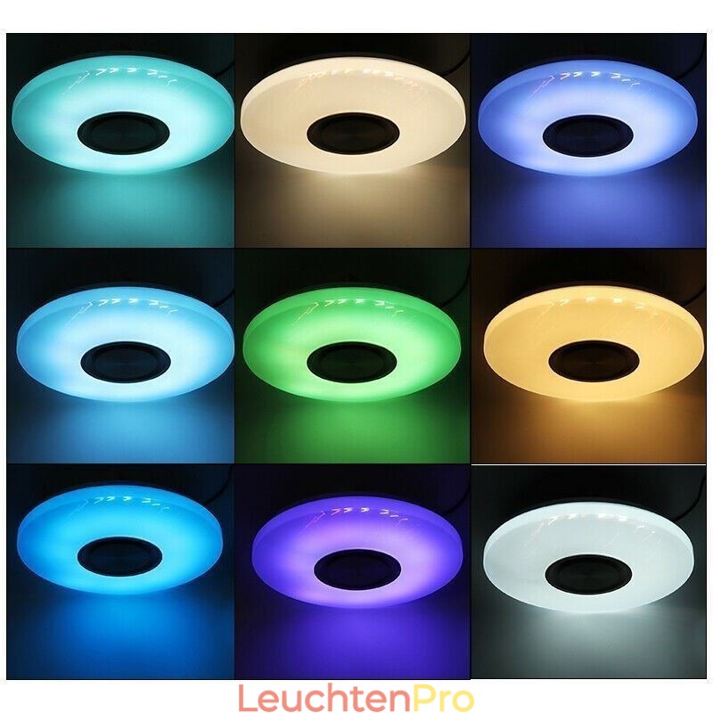 Unterputz-Dekorative Lampe Fernbedienung APP-Steuerung Bluetooth Musik Lautsprecher Lampe