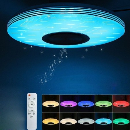 Unterputz-Deckenleuchte, dekorative Lampe, Fernbedienung, APP-Steuerung, Bluetooth-Musik-Lautsprecherlampe Unterputz-Deckenleuchte, dekorative Lampe, Fernbedienung, APP-Steuerung, Bluetooth-Musik-Lautsprecherlampe
