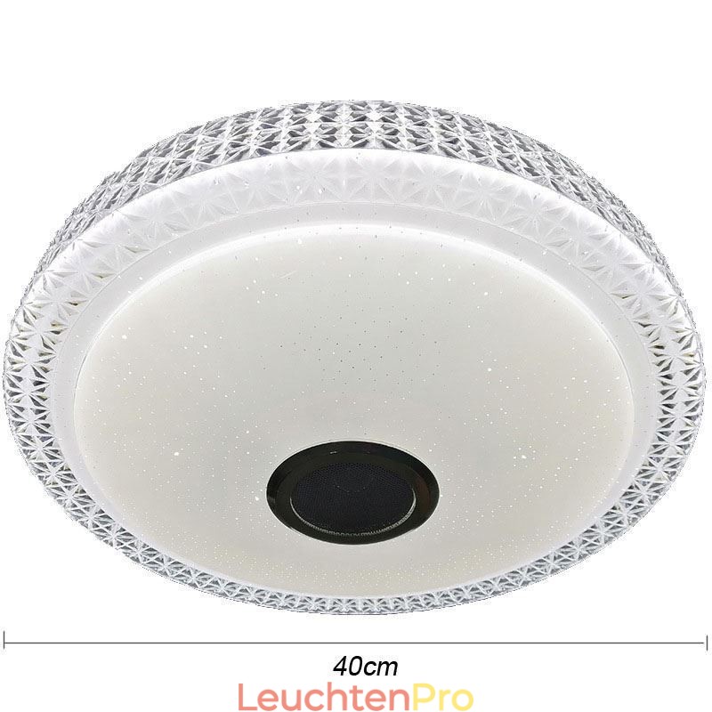 Deckenleuchte Dekorative Lampe Fernbedienung APP Steuerung Bluetooth Musik Lautsprecher Unterputz