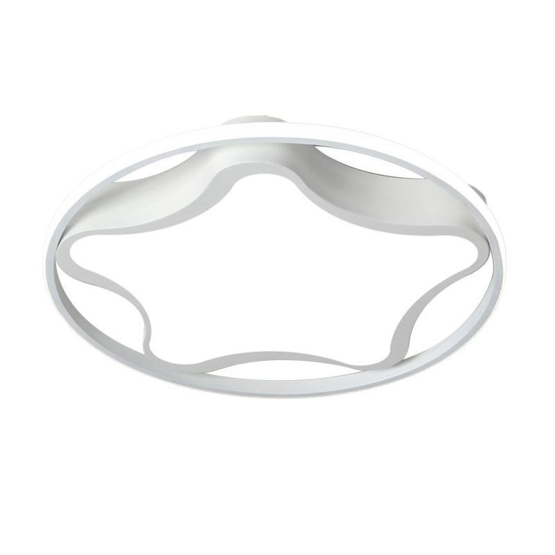 Star Deckenleuchte, flächenbündige Montage, moderne, schlichte Deckenleuchte