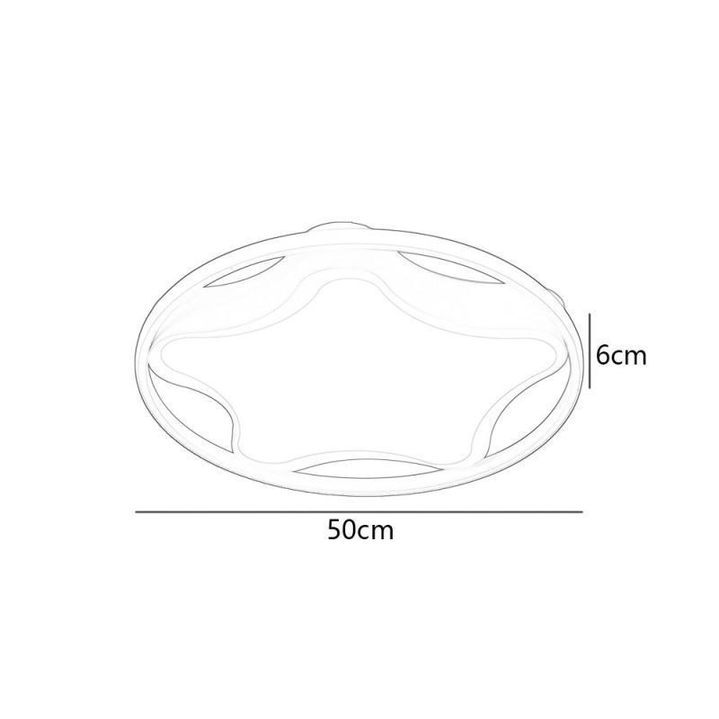 Star Deckenleuchte, flächenbündige Montage, moderne, schlichte Deckenleuchte