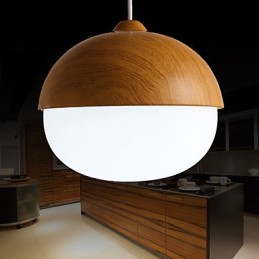 Kronleuchter Mini-Stil Modern Zeitgenössisch Holz Bambus