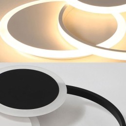 Runde Unterputzleuchte Moderne Deckenleuchte aus Acryl