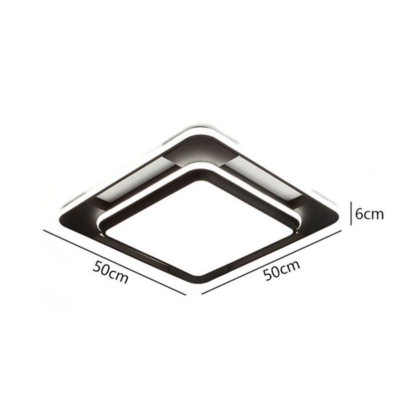 Moderne minimalistische Unterputzbeleuchtung quadratische Deckenleuchte