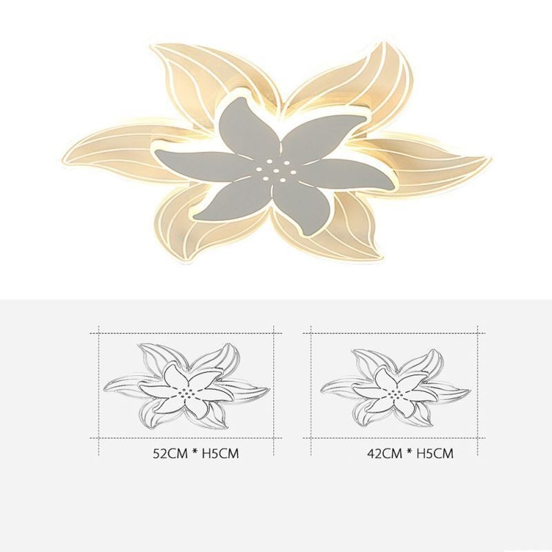 Elegante Blumen-Deckenleuchte, einzigartige dekorative Beleuchtung