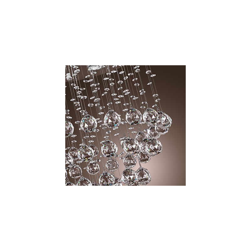 Kristall-Kronleuchter mit 5-flammigem Design (K9-Kristall)