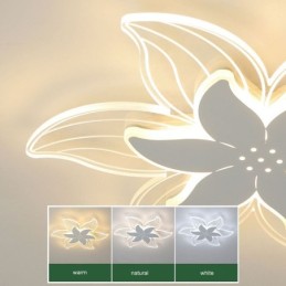 Elegante Blumen-Deckenleuchte, einzigartige dekorative Beleuchtung