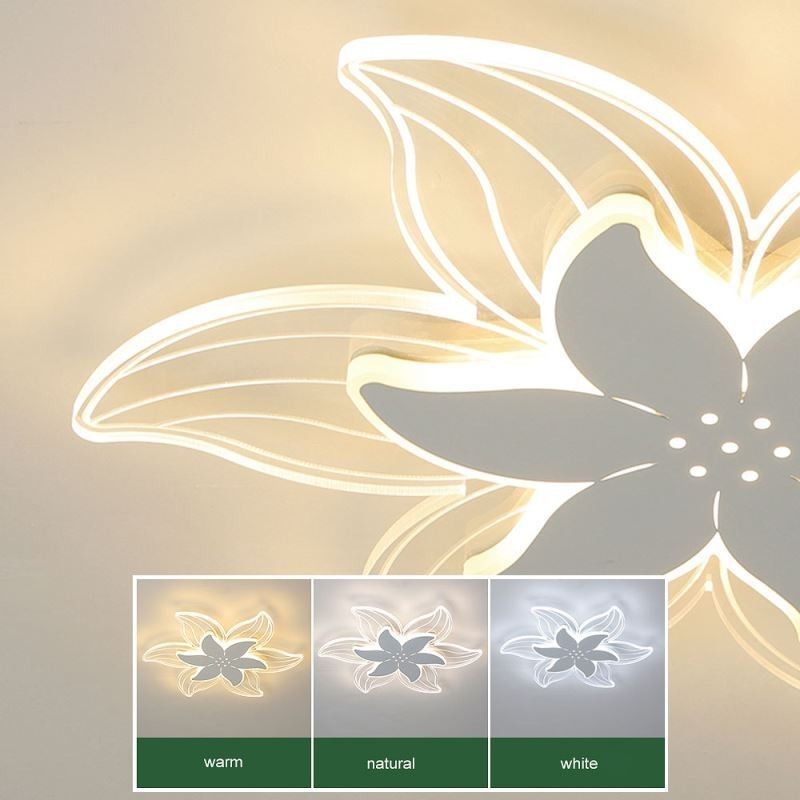 Elegante Blumen-Deckenleuchte, einzigartige dekorative Beleuchtung