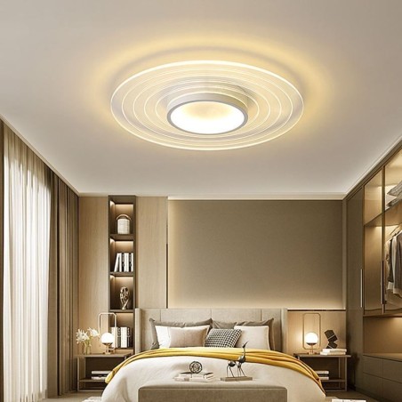 Moderne kreisförmige Deckenleuchte mit Unterputzmontage, minimalistische Leuchte Moderne kreisförmige Deckenleuchte mit Unterputzmontage, minimalistische Leuchte