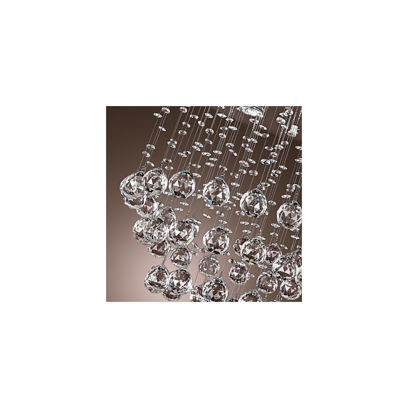 Kristall-Kronleuchter mit 5-flammigem Design (K9-Kristall)