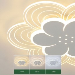 Wunderschöne Blütenblatt-Deckenleuchte mit Unterputzmontage, minimalistisches Acryllicht