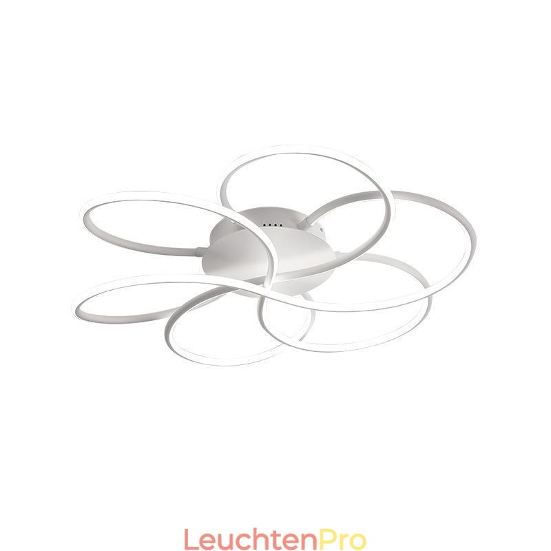 Lineare Deckenleuchte mit Unterputzmontage, modernes Blumendesign