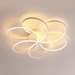 Lineare Deckenleuchte mit Unterputzmontage, modernes Blumendesign