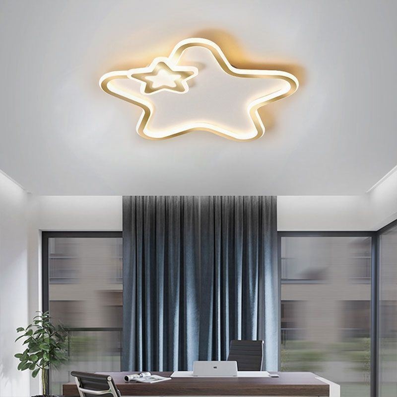 Creative Star Deckenleuchte mit goldenem Stern
