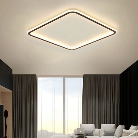 Moderne, minimalistische, ultradünne Deckenleuchte mit Unterputzmontage Moderne, minimalistische, ultradünne Deckenleuchte mit Unterputzmontage